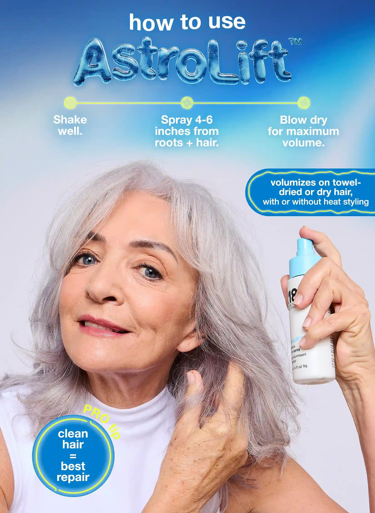 AstroLift™ reparative volume spray 4oz