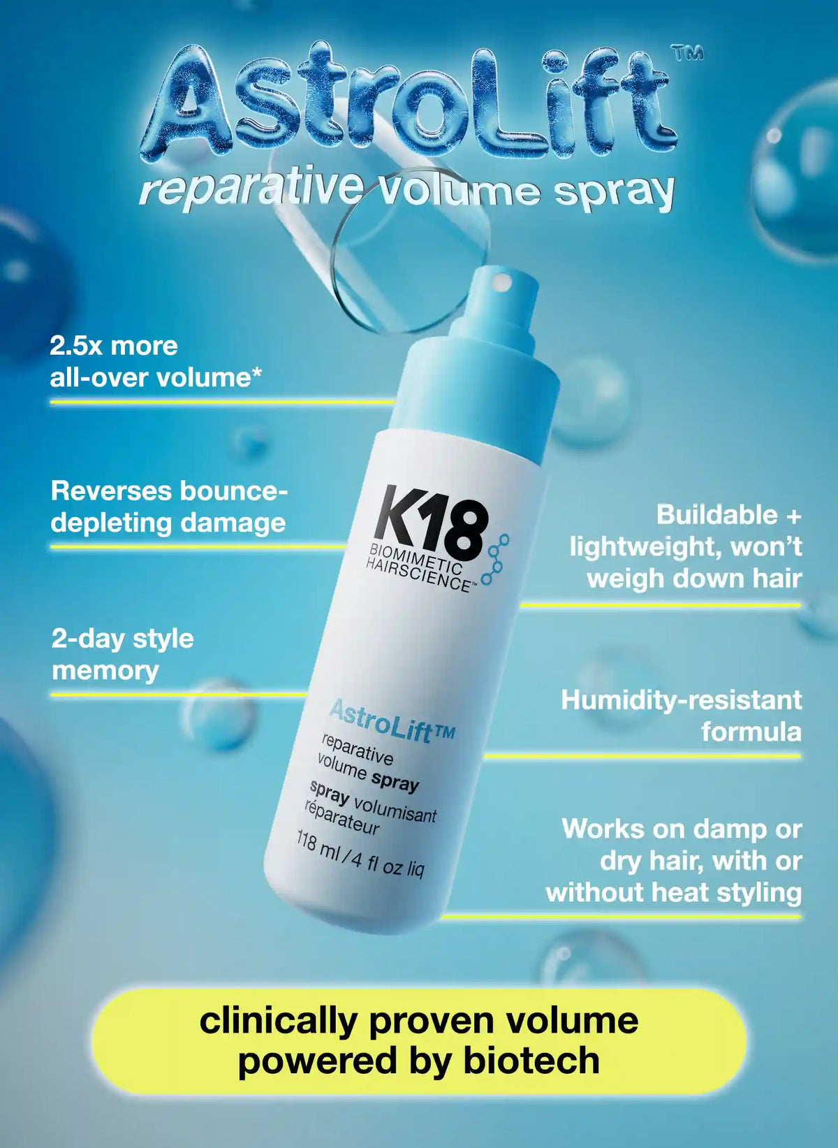 AstroLift™ reparative volume spray 1.6oz